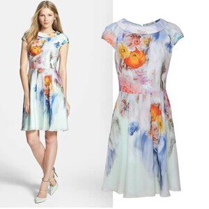 TED BAKER Fieona dress TB 2 US 6 Sugar Sweet floral print